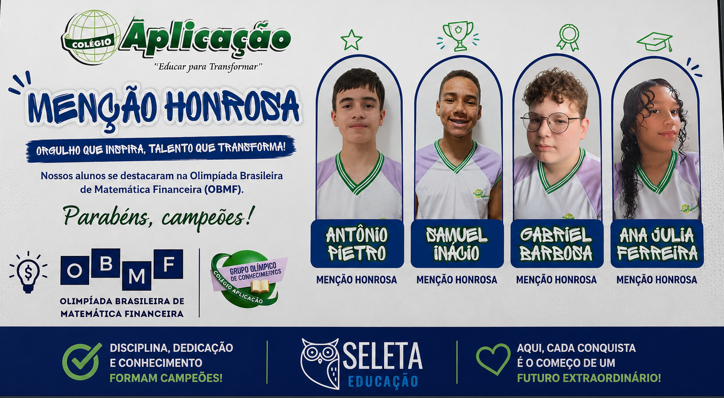 Olimpiada Brasileira de Matemática Financeira (Menção Honrosa)