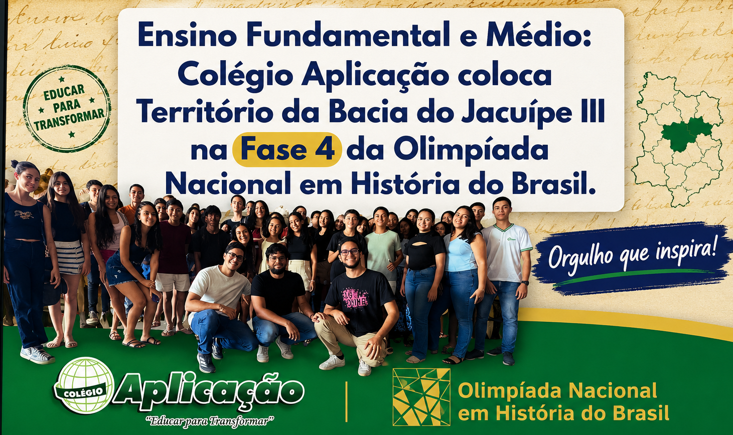 Chegamos na 4ª fase