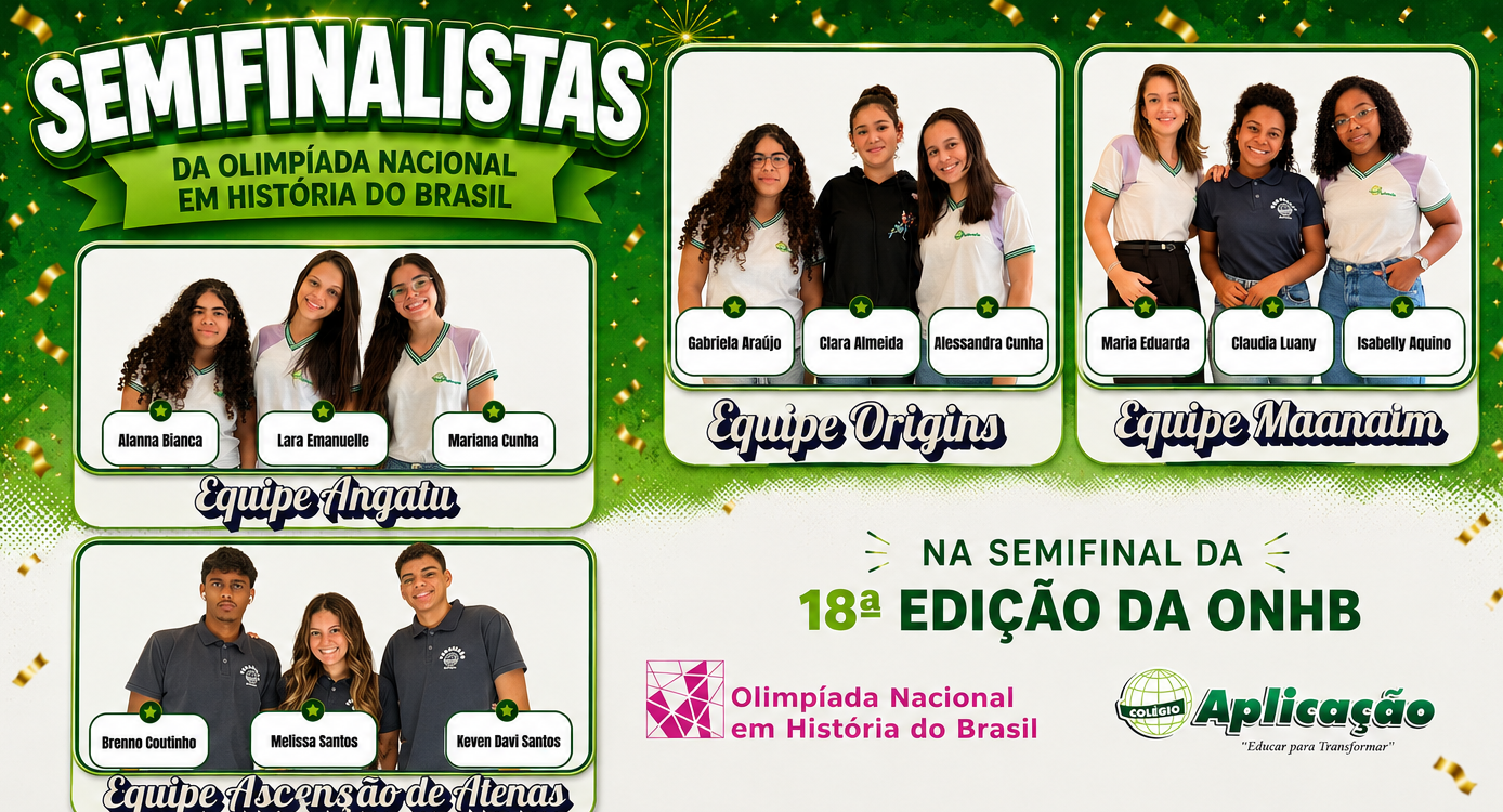 Ensino Médio – Semifinalista da Olimpíada Nacional em História do Brasil