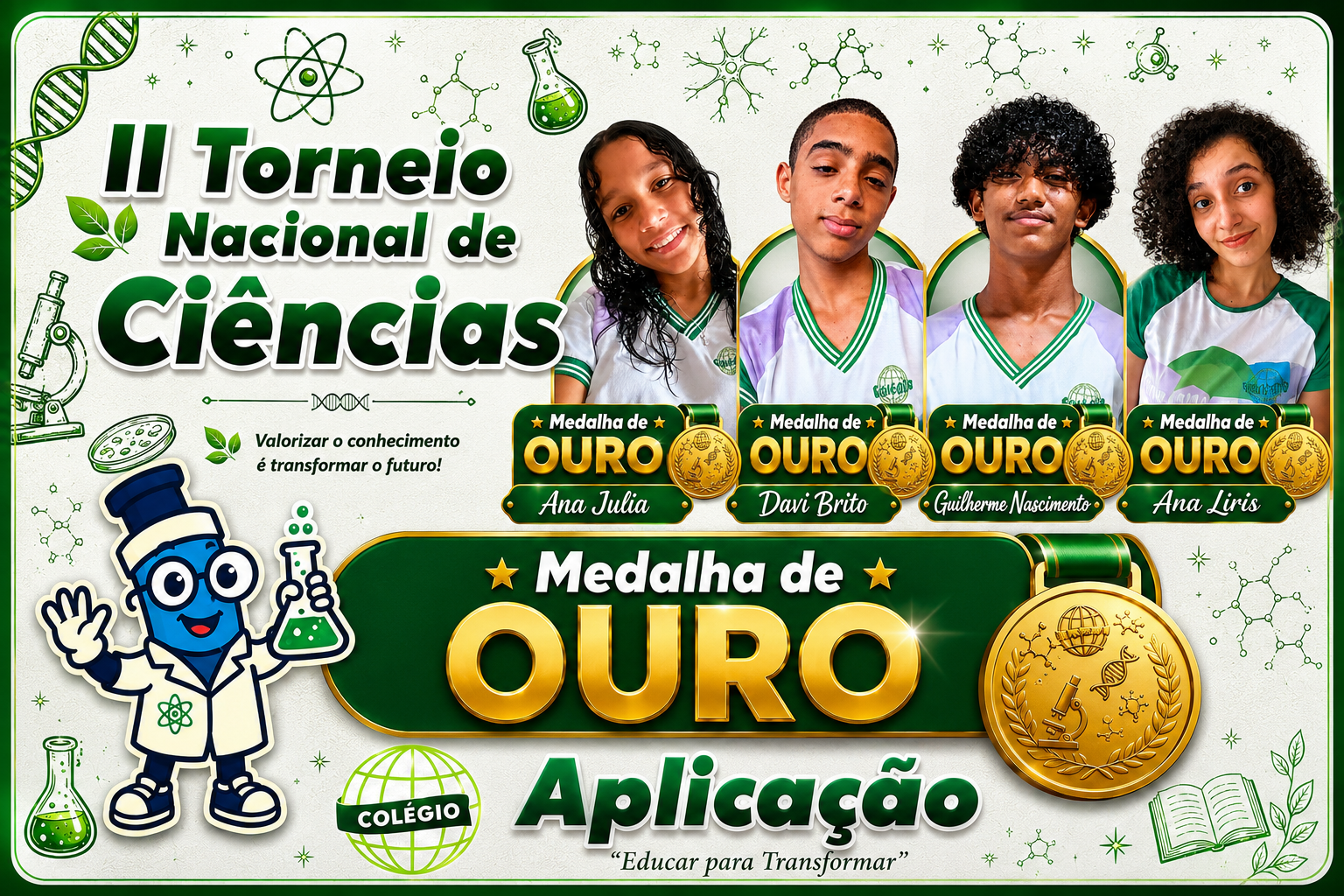 Torneio Nacional de Ciências (Ouro)