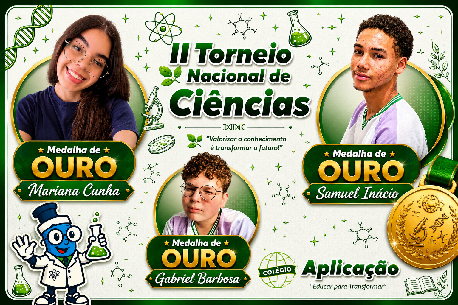 Torneio Nacional de Ciências (Ouro)